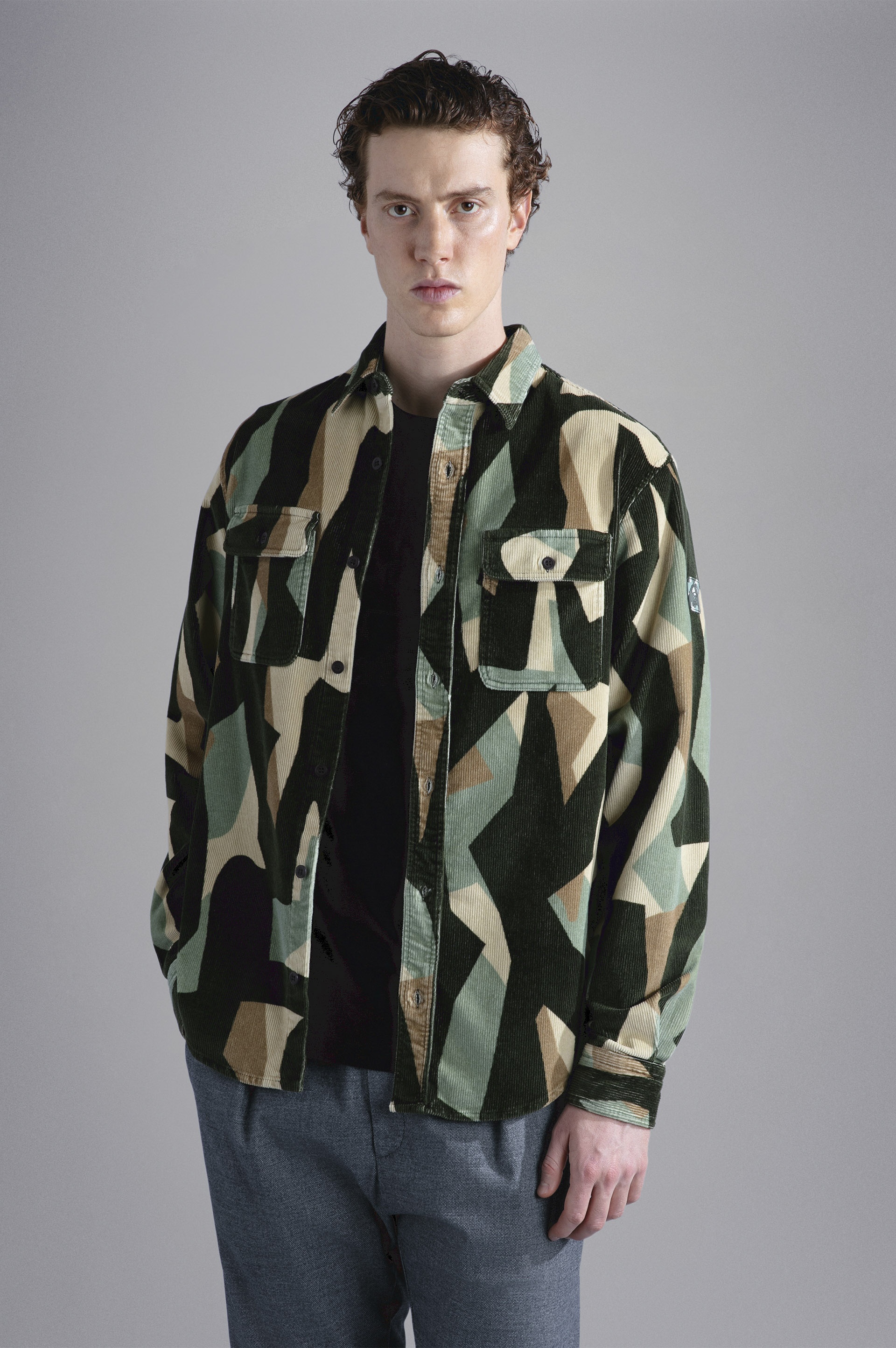 SHARKDAZZLE GARMENT DYED OVERSHIRT - 6