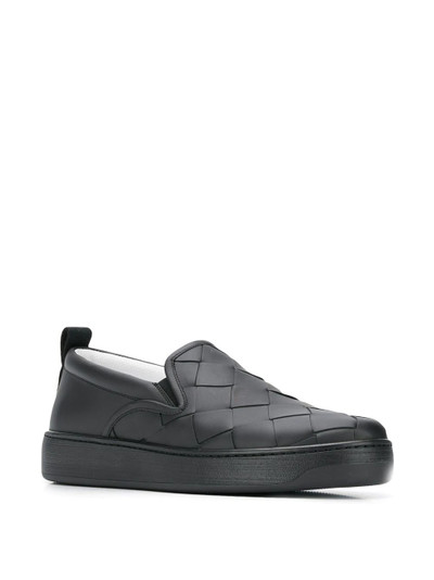 Bottega Veneta maxi weave slip-on sneakers outlook