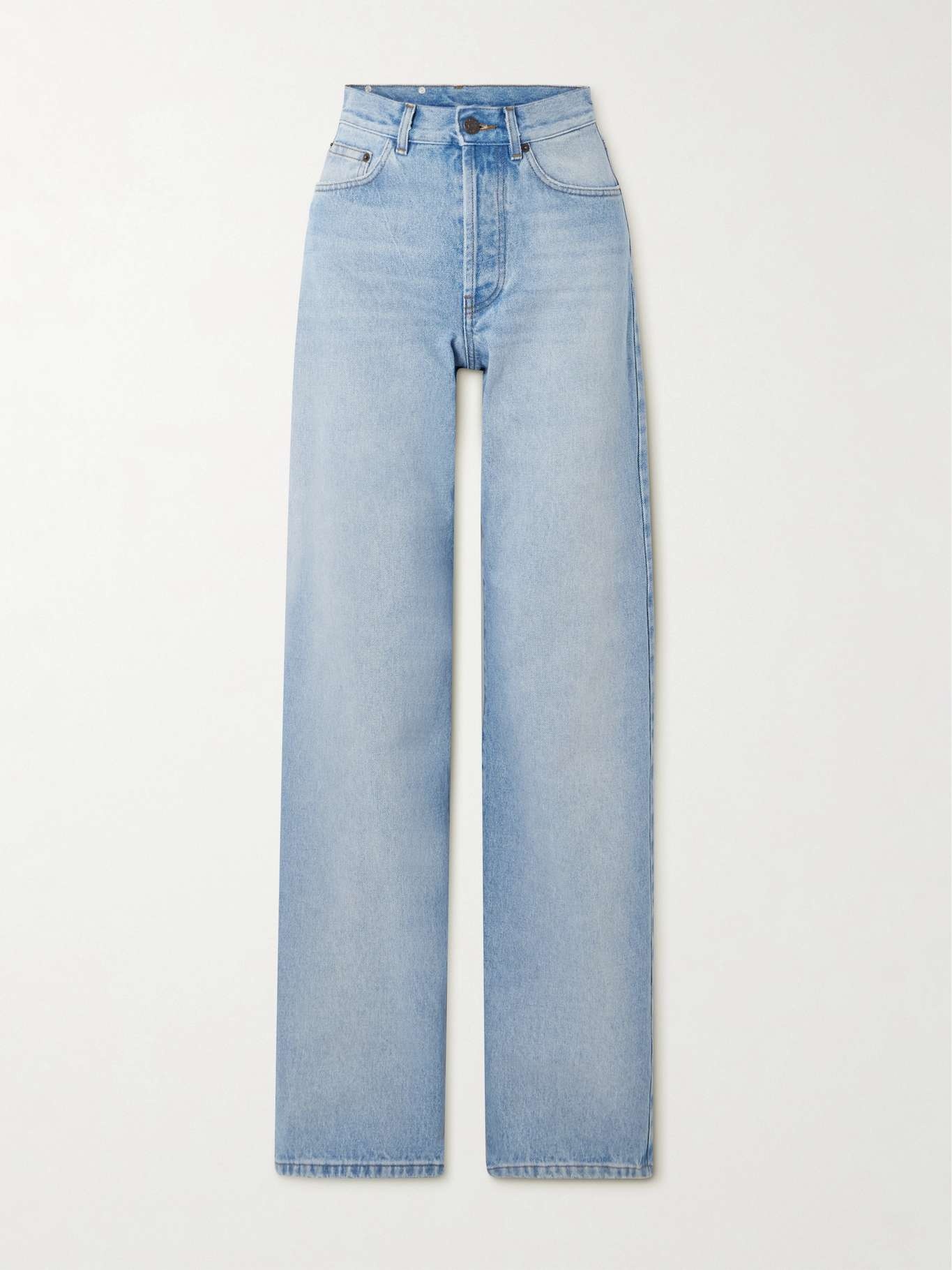 High-rise straight-leg jeans - 1