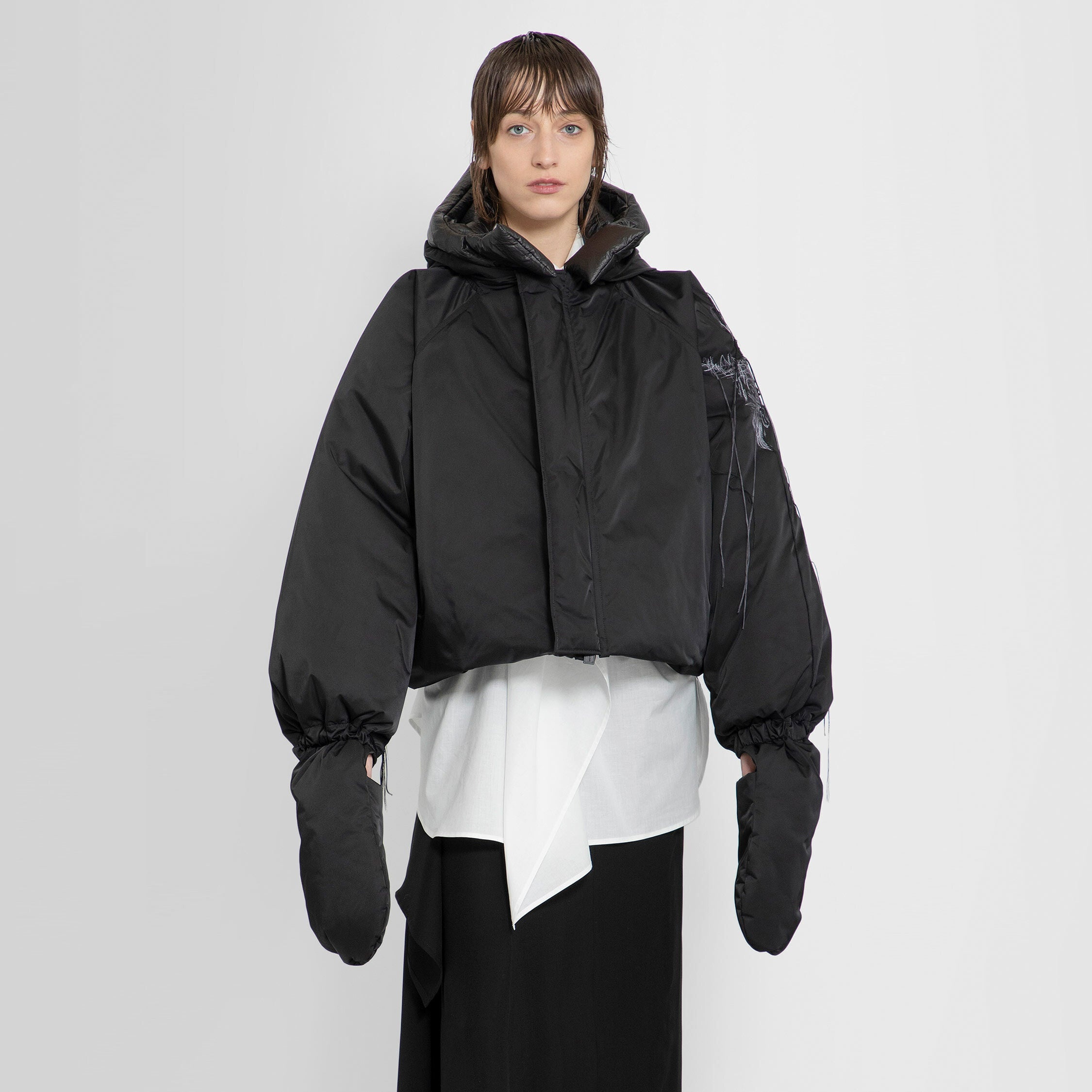 YOHJI YAMAMOTO WOMAN BLACK JACKETS - 8