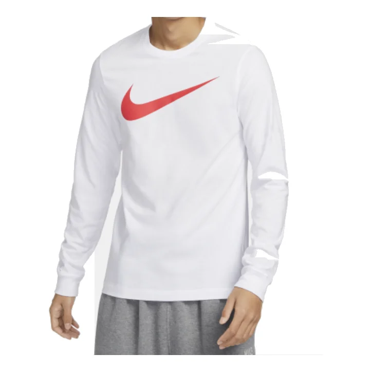 Nike Sportswear Long-Sleeve T-Shirt 'White Red' DZ2988-100 - 1