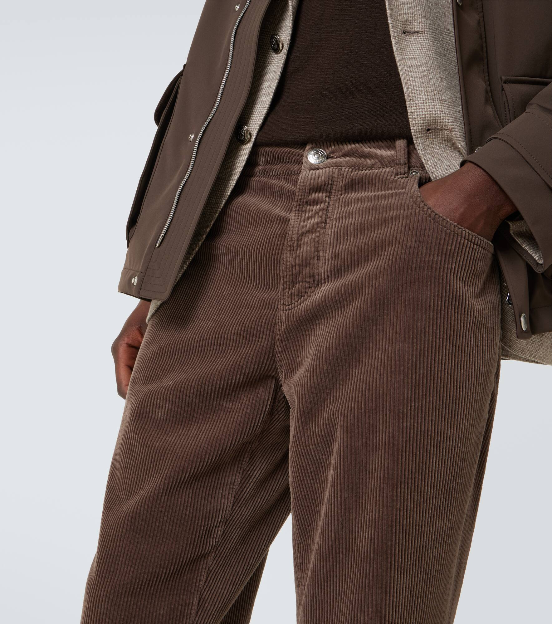 Corduroy slim pants - 5