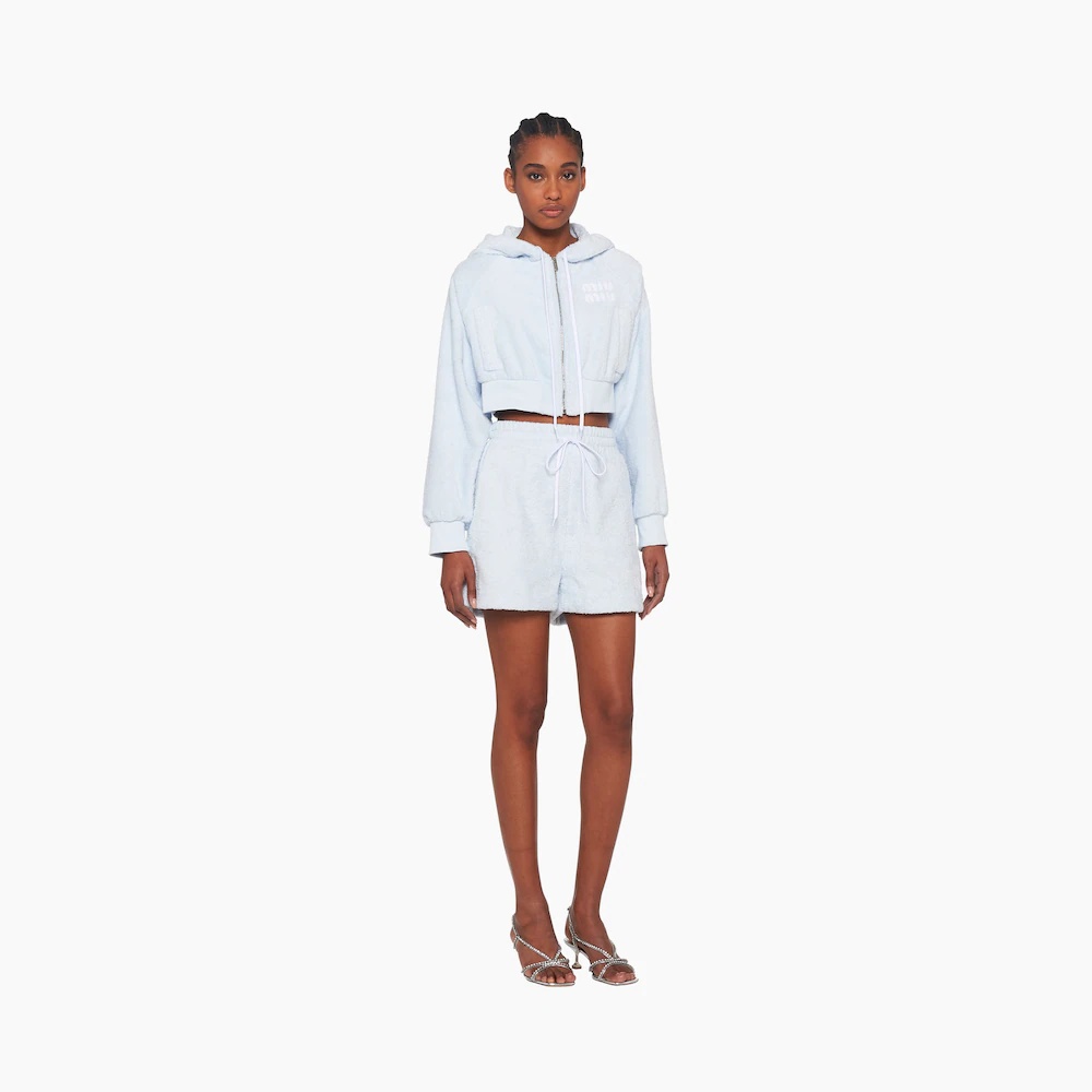 Embroidered cotton shorts - 2