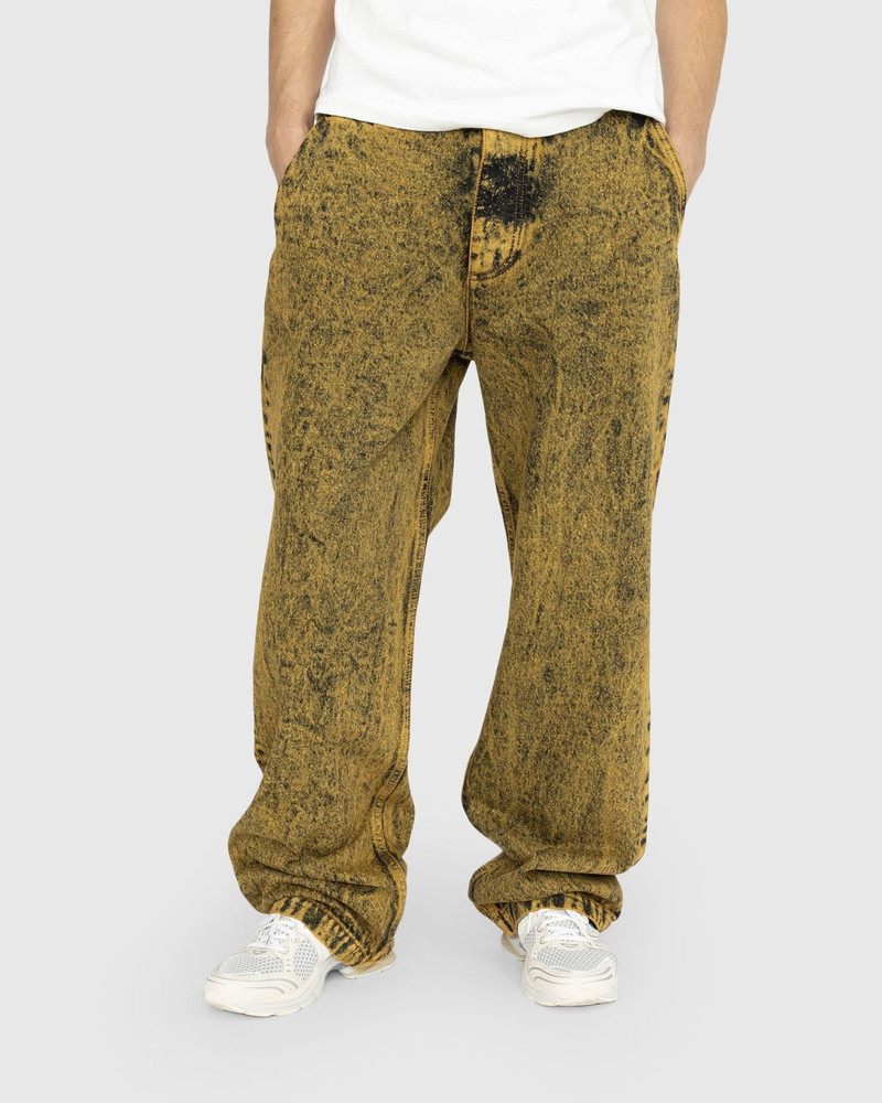 Marni Marni – Marble-Dyed Trousers Maize outlook