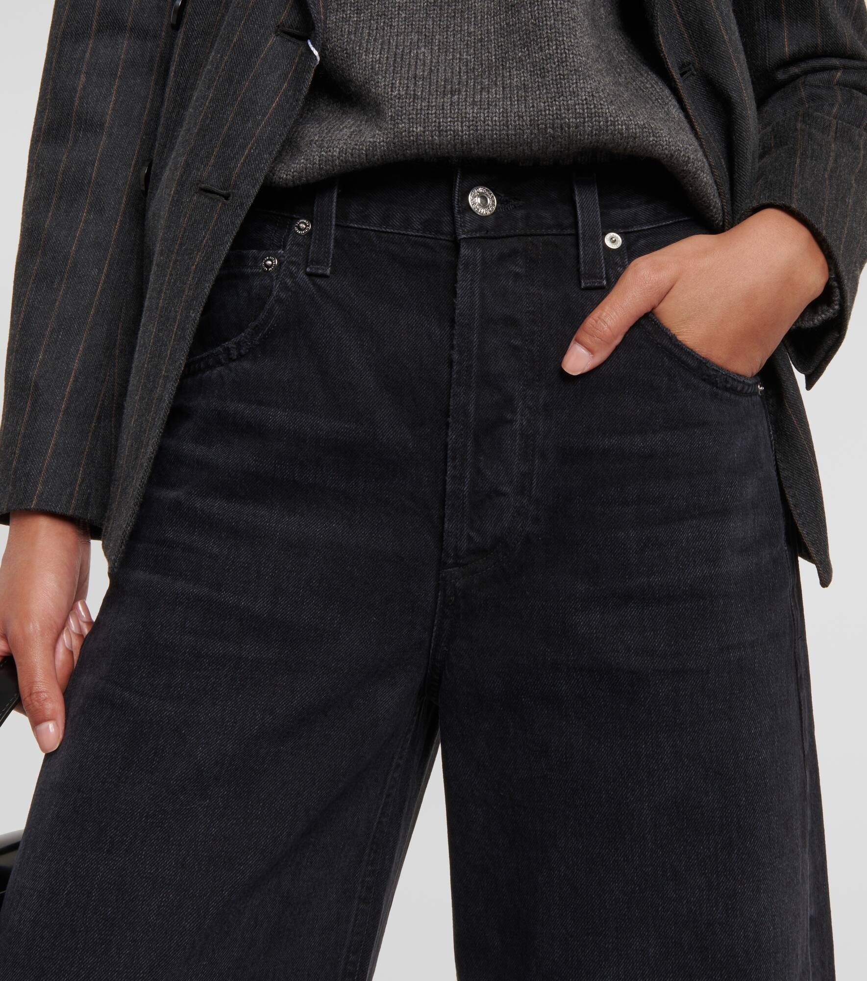 Ayla high-rise wide-leg jeans - 4