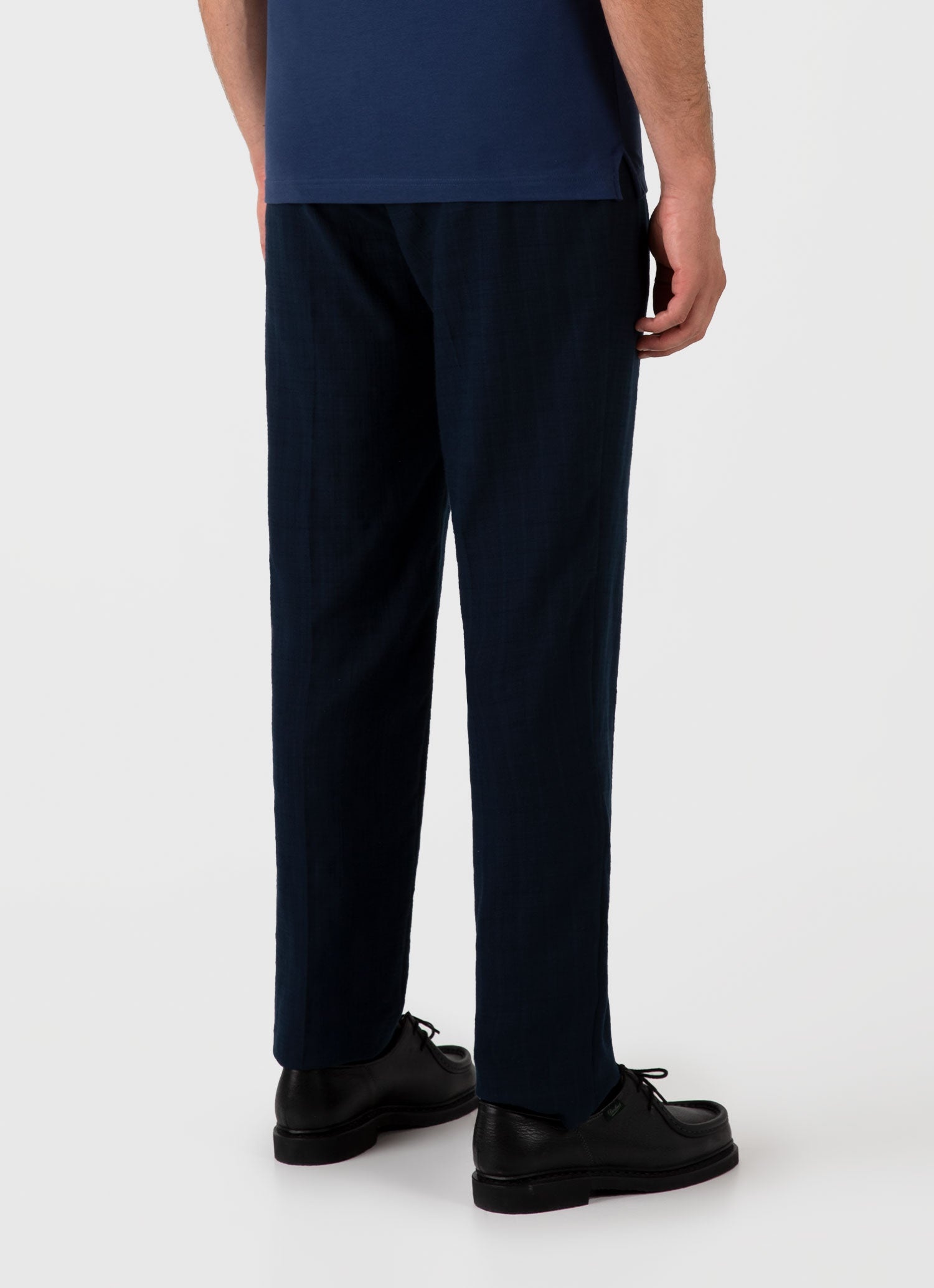 Cotton Raffia Pleat Trouser - 5