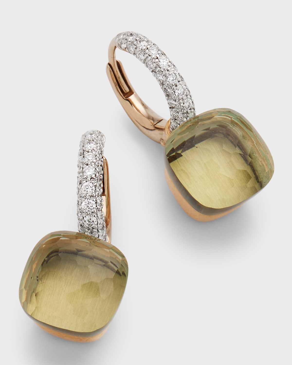 Nudo 18K Rose Gold Gemstone & Diamond Drop Earrings - 3