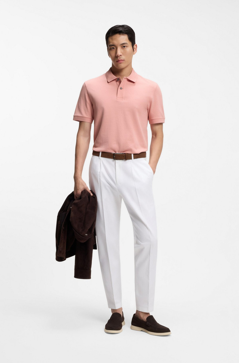 BOSS PALLAS POLO SHIRT IN COTTON PIQUÉ WITH EMBROIDERED LOGO outlook