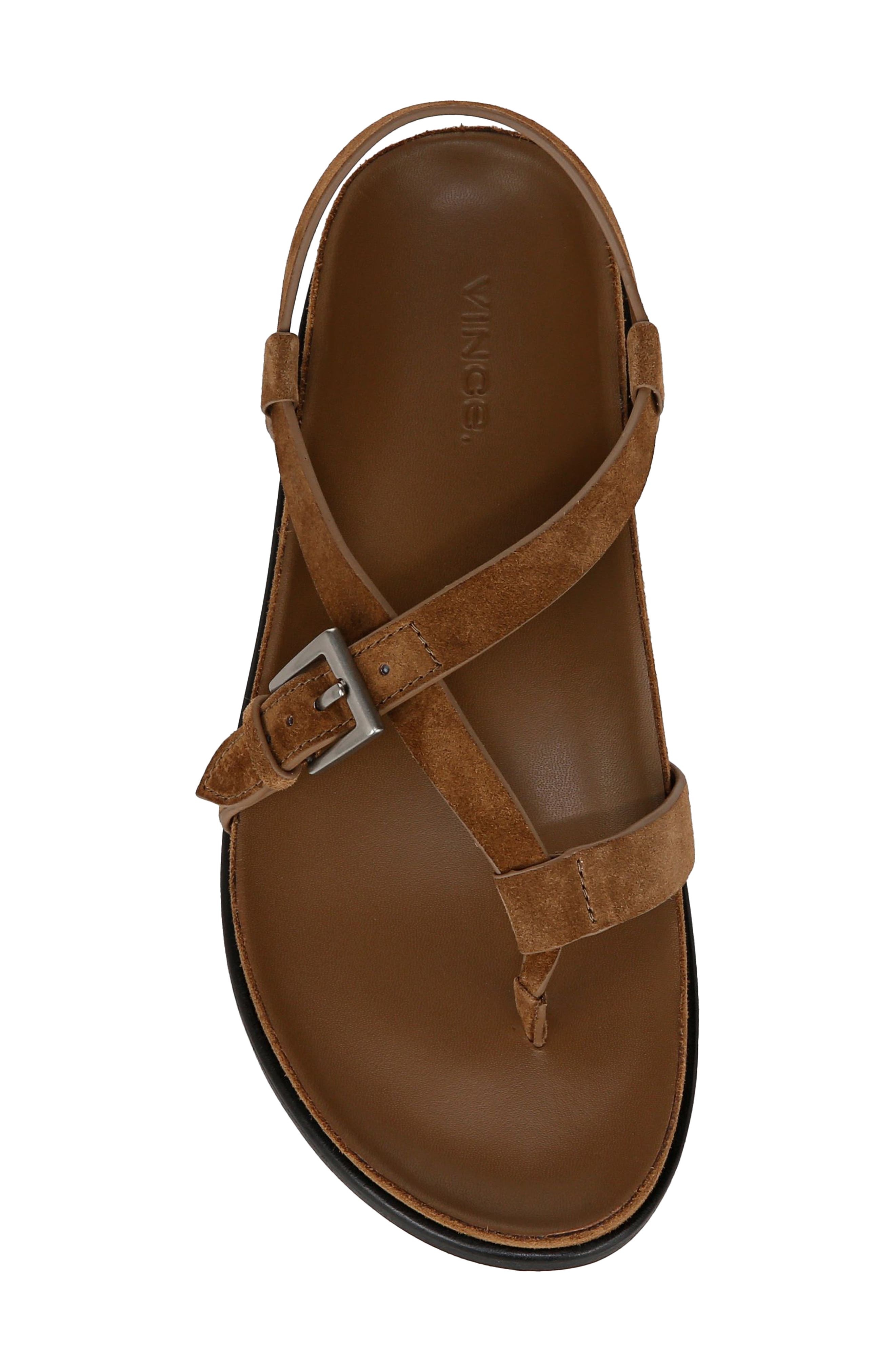 (取寄) ヴィンス レディース オナ ストラップ サンダル Vince women Ona Strappy Sandals Nutwood Brown Leather 取寄) ヴィンス レディース オナ ストラップ サンダル Vince women Ona