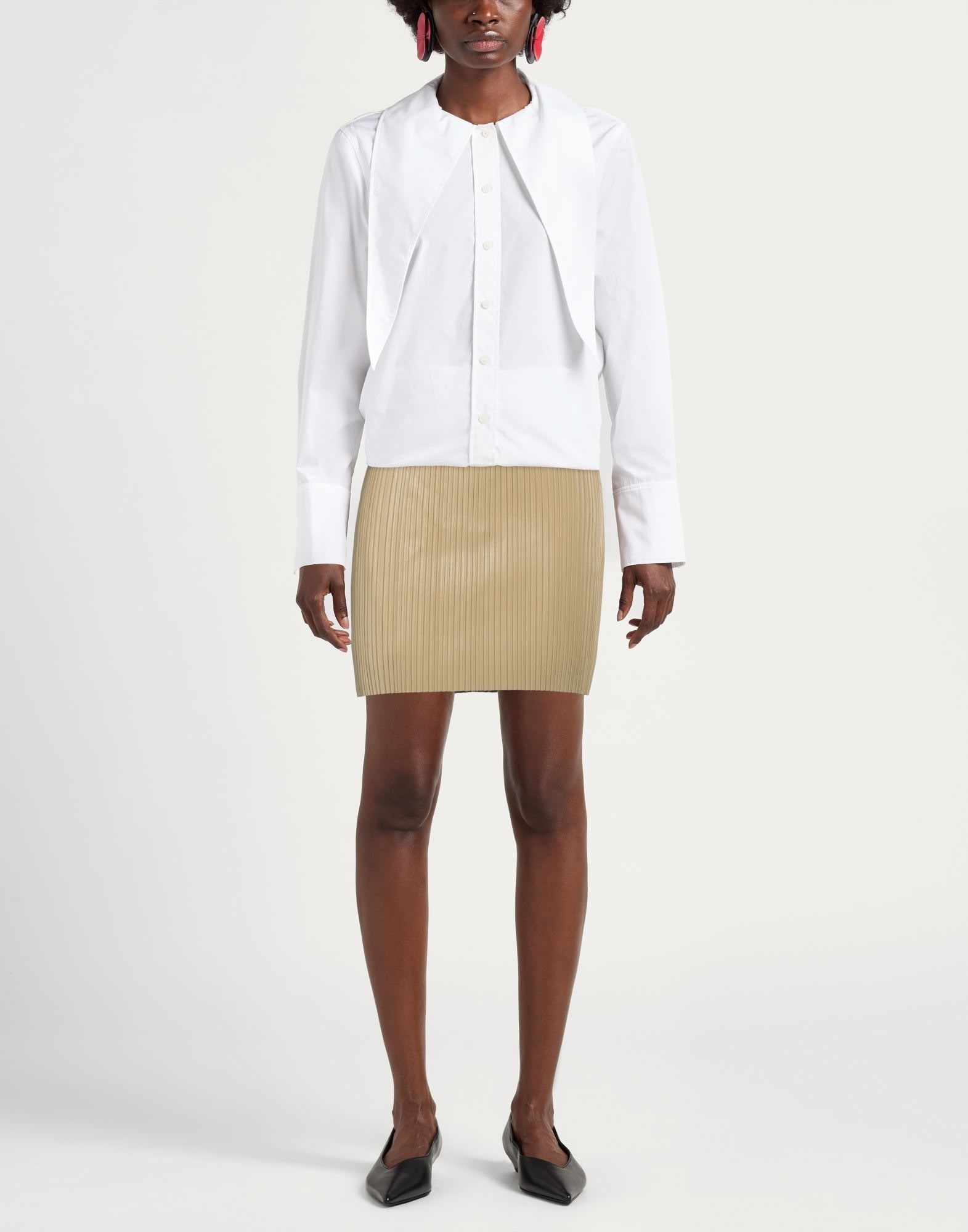 Khaki Women's Mini Skirt - 2