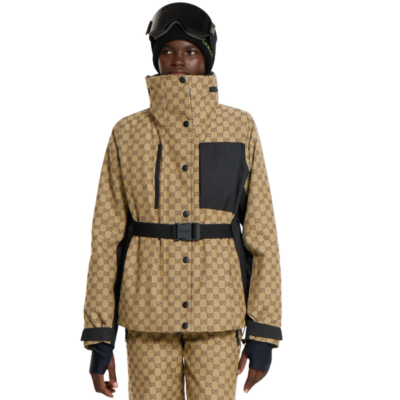 GG technical fabric jacquard jacket 3