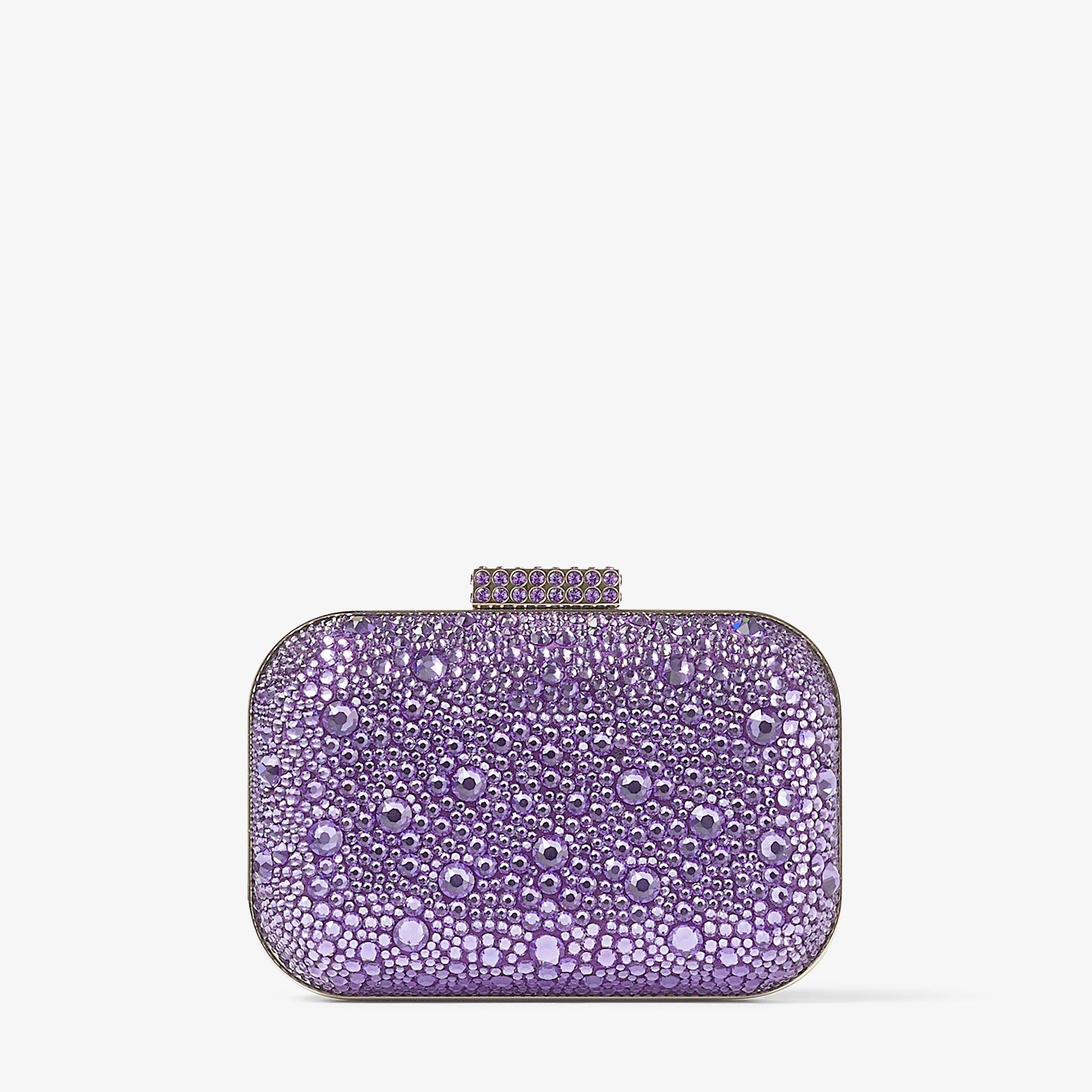 Micro Cloud
Cassis Satin Mini Bag with Hotfix Crystals - 8