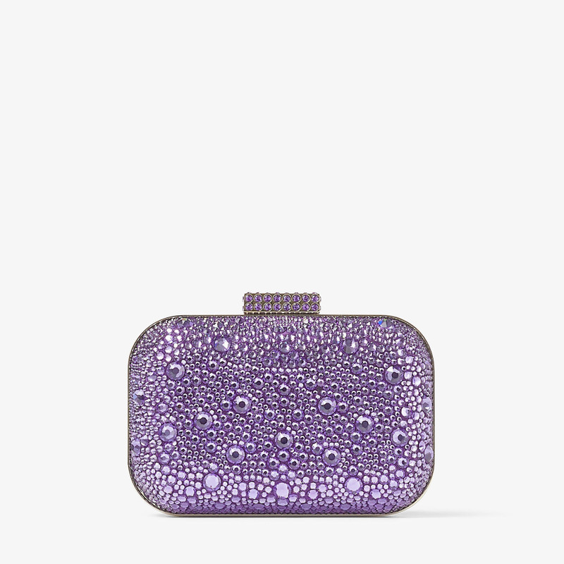 Micro Cloud
Cassis Satin Mini Bag with Hotfix Crystals 8