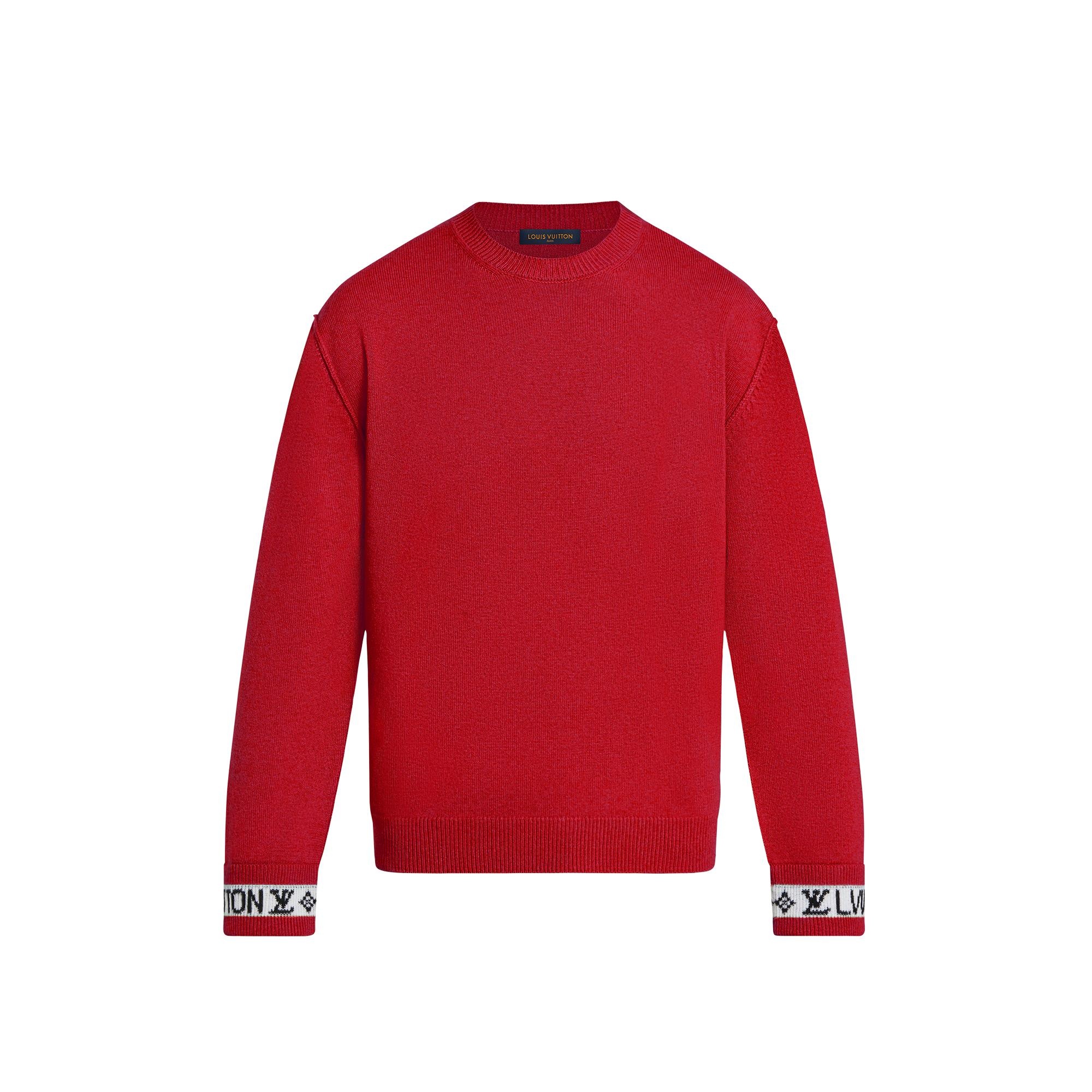 LV Cuffs Cashmere Crewneck - 1