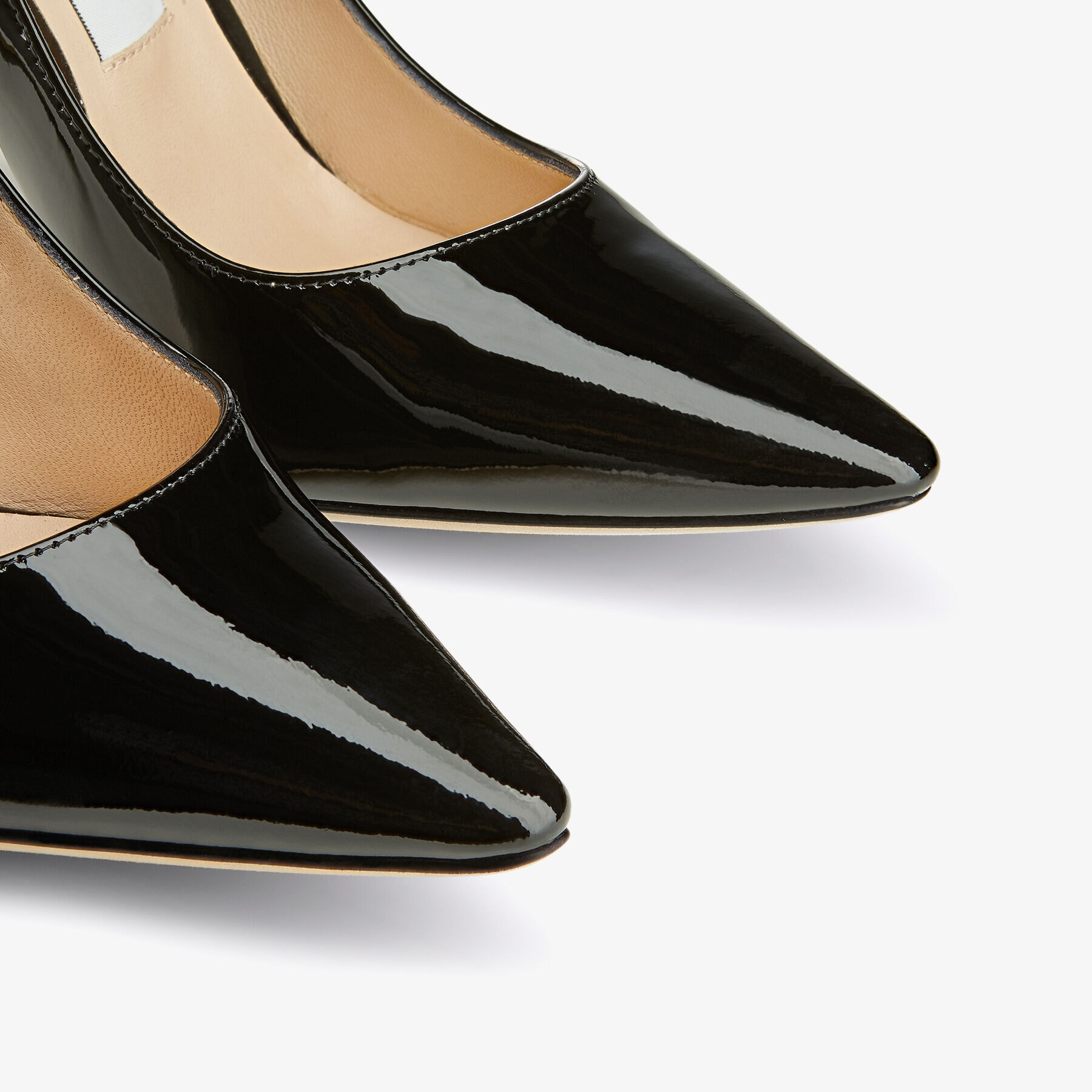 Romy 100
Black Patent Leather Pointy Toe Pumps - 4