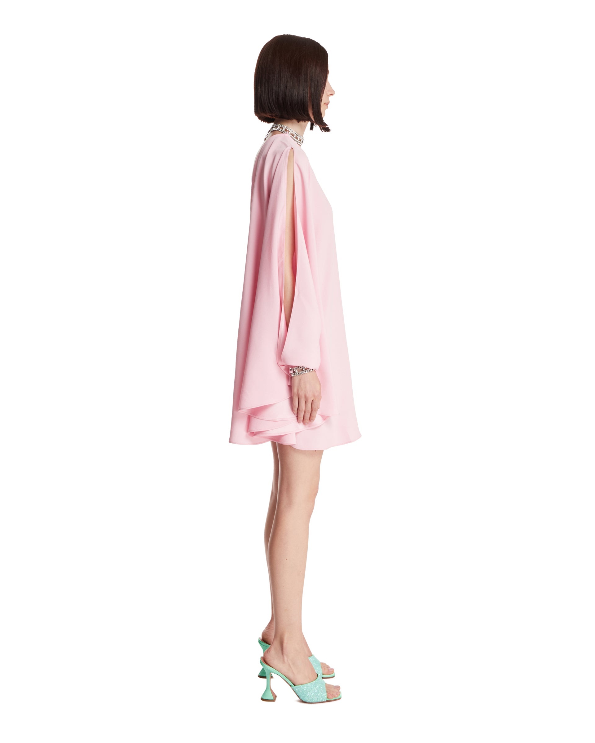 Pink Bolkan Crystal Mini Dress - 5