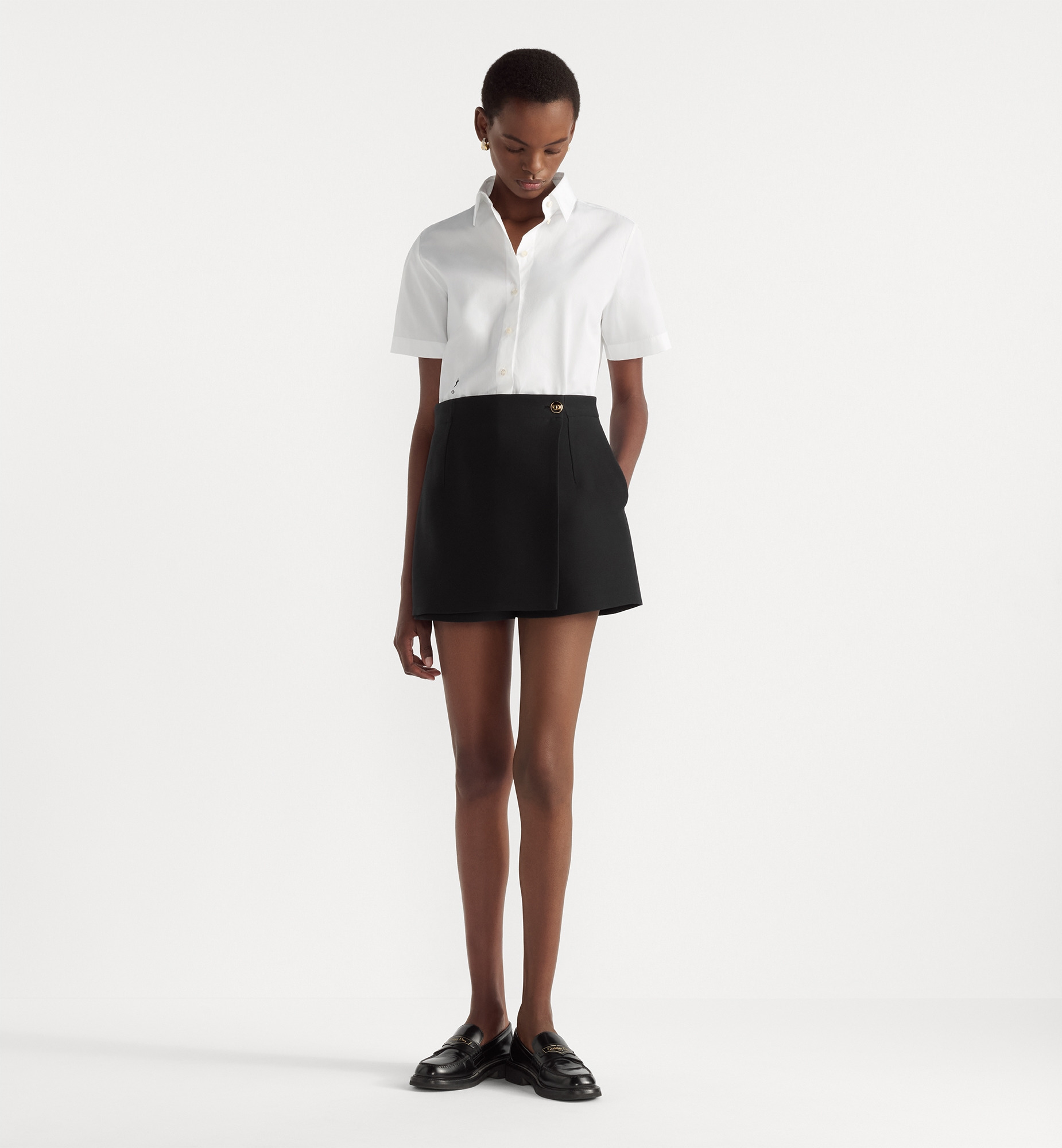 Skort with CD Button - 2