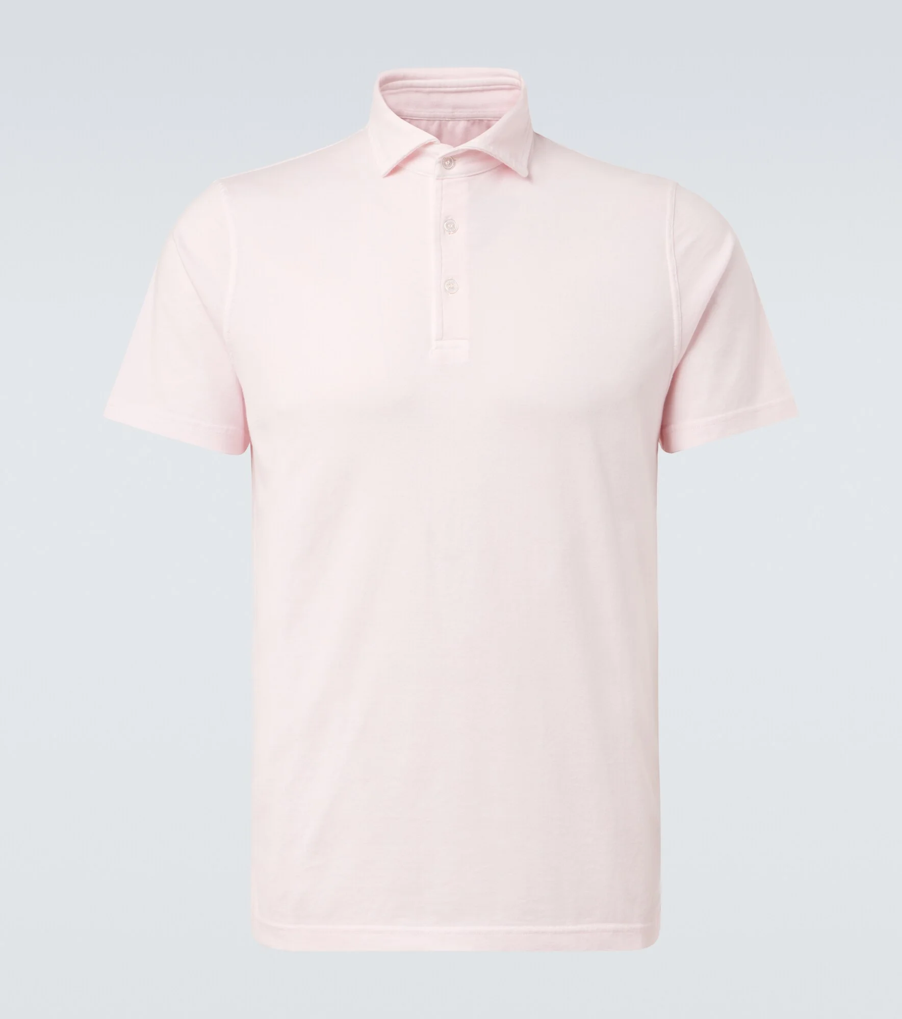 Cotton jersey polo shirt - 1
