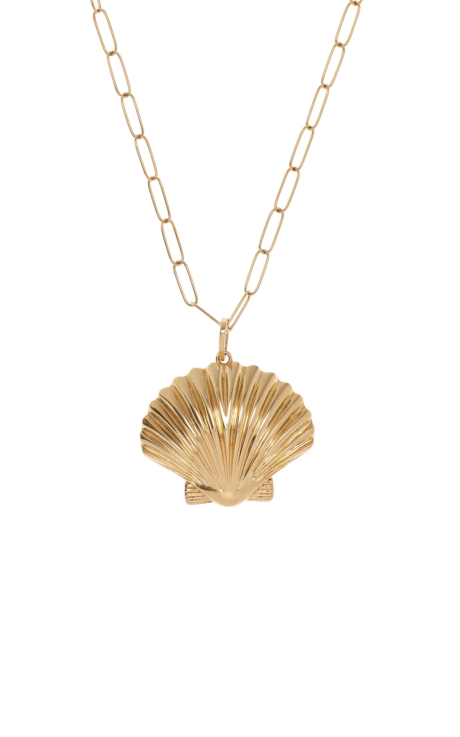 Large Venus 14K Yellow Gold Necklace gold - 3