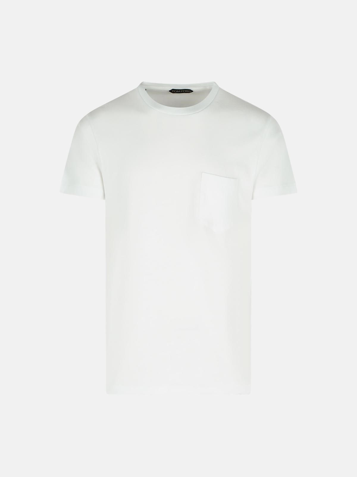 WHITE COTTON T-SHIRTS - 1