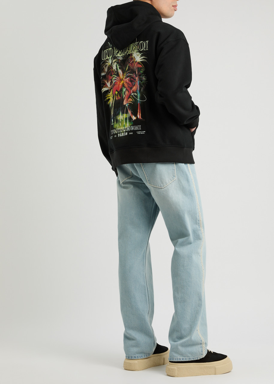 Wooyoungmi Logo-print Hooded Cotton Sweatshirt - 4