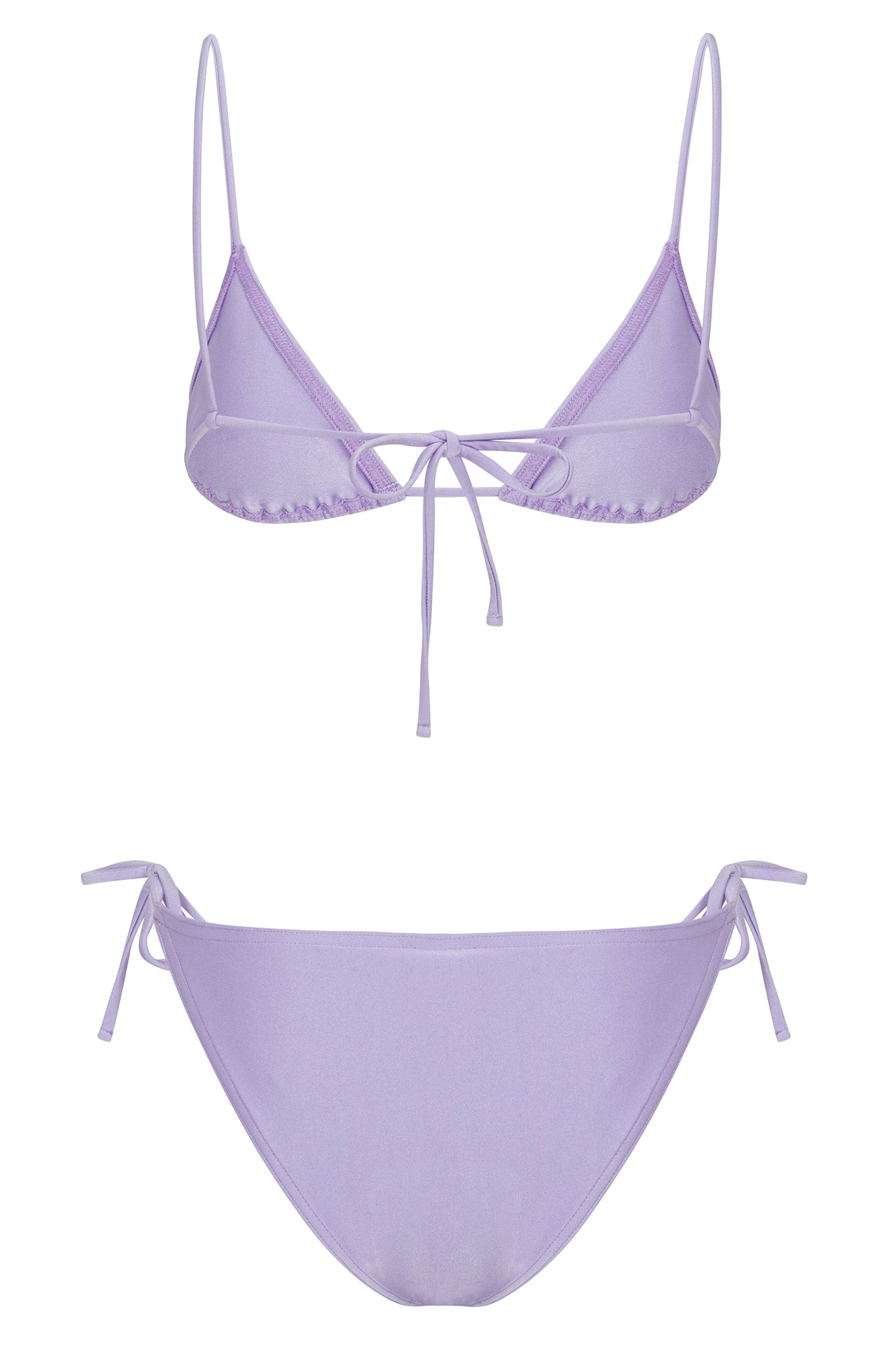 LAVENDER TRIANGLE BIKINI TOP - 6