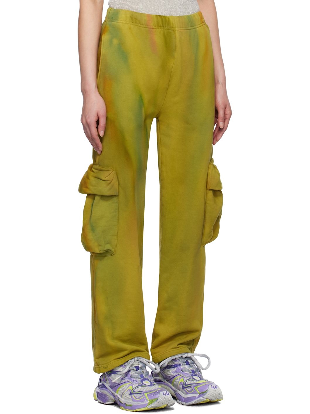 Khaki Straight-Leg Cargo Pants - 2