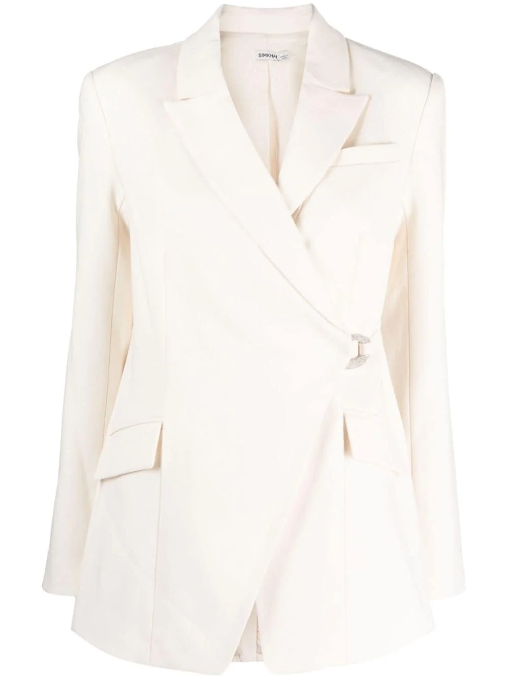 off-centre front blazer - 1