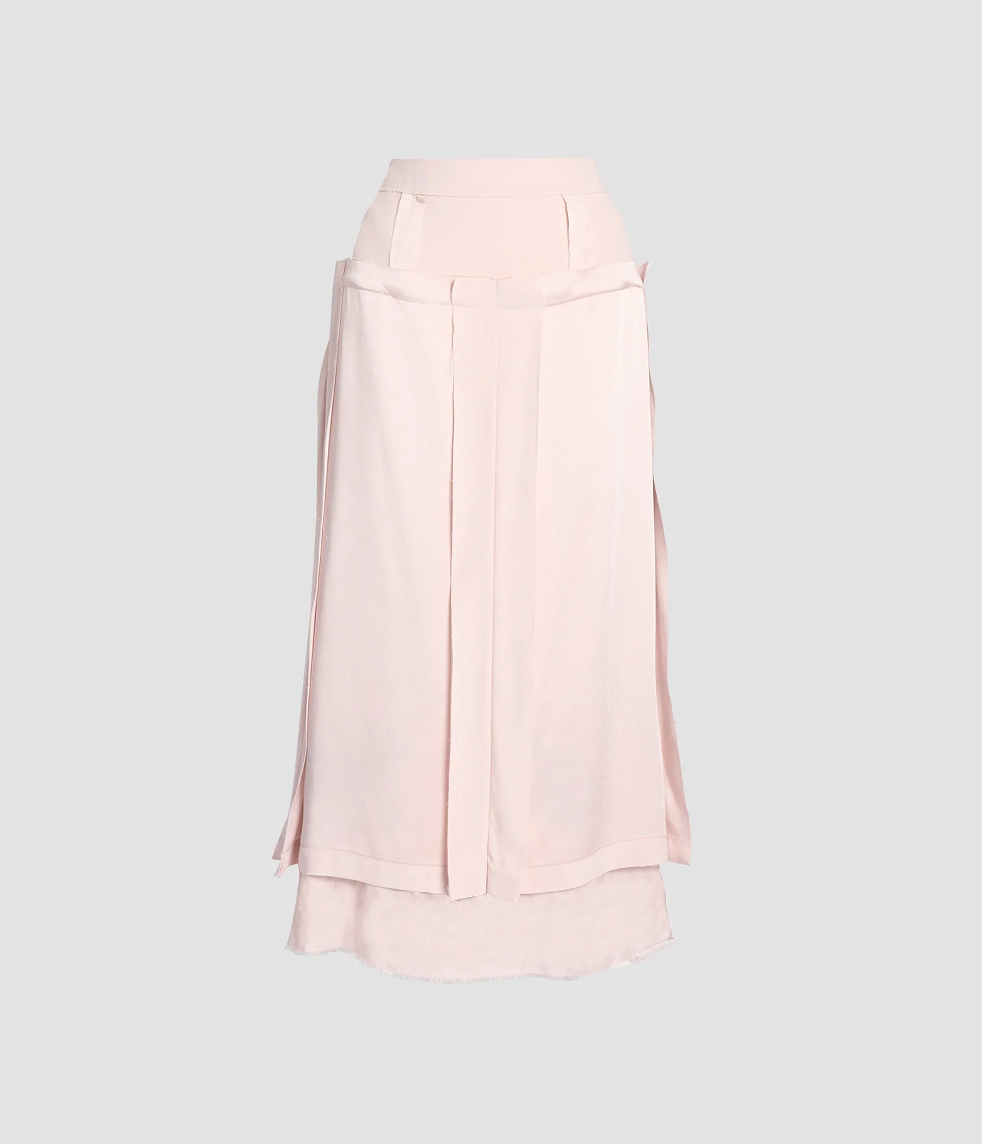 SATIN CADY MIDI SKIRT - 1