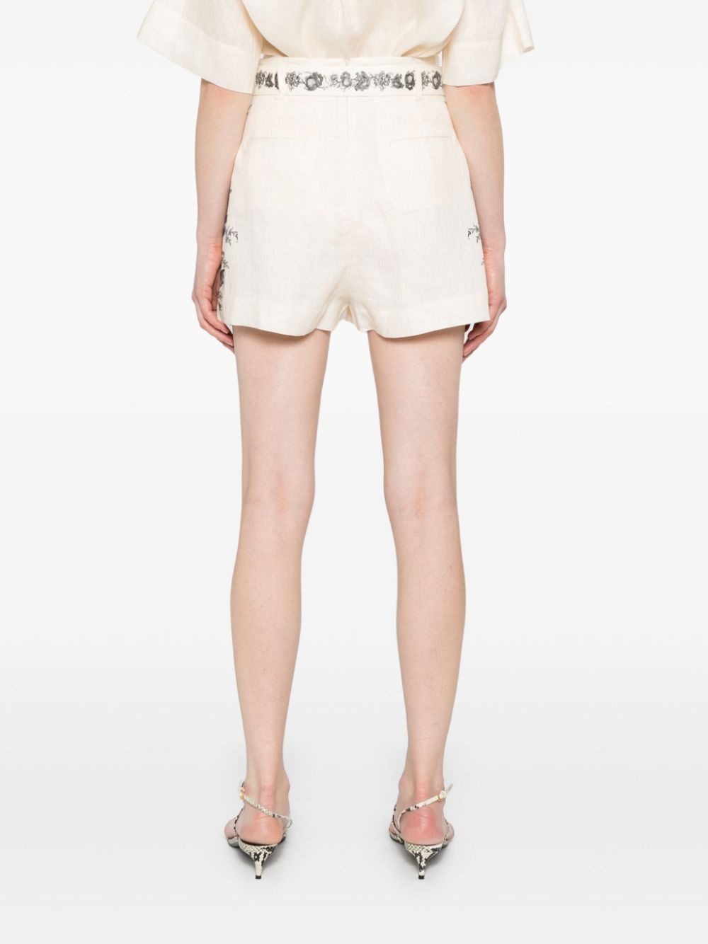 belted shorts - 4
