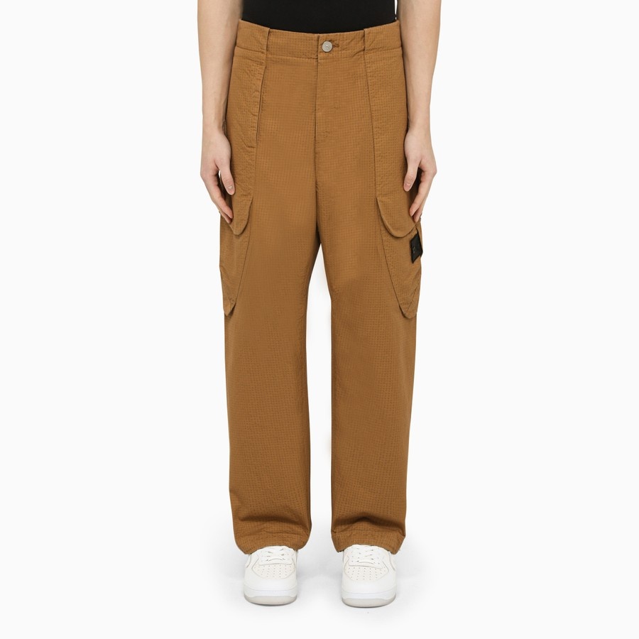 STONE ISLAND SHADOW PROJECT Garment-Dyed Straight-Leg Padded Shell Trousers  for Men