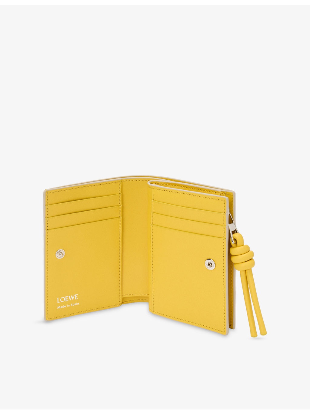 Knot Compact Leather Wallet - 4