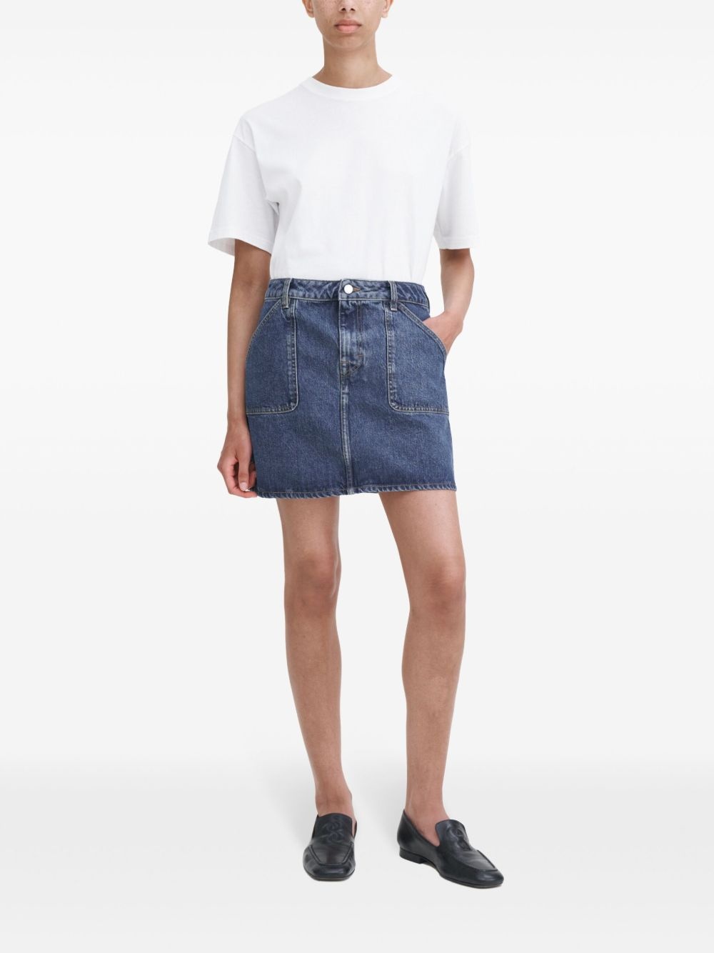 Patch Pocket mini skirt - 2