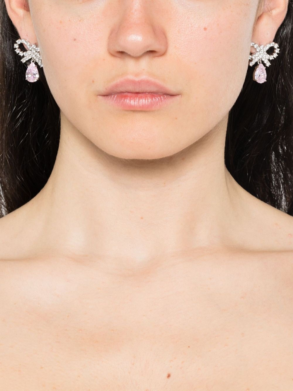bow-detail earrings - 2