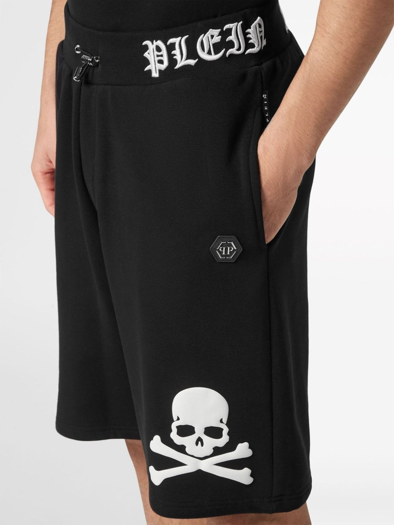 skull-print track shorts 5