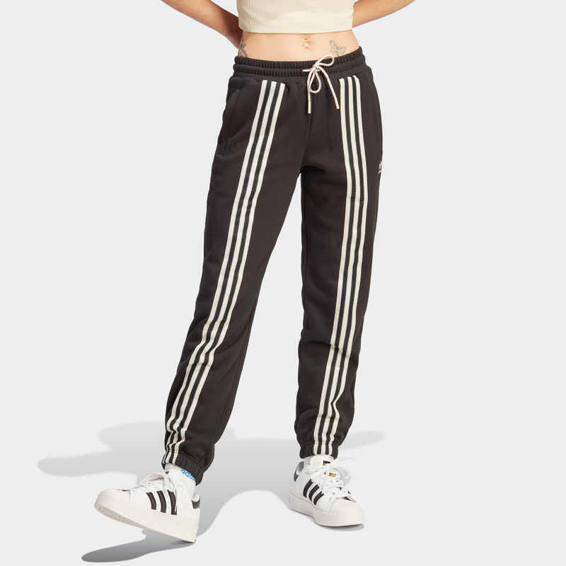 adidas (WMNS) adidas Adicolor 70s 3-Stripes Sweatpants 'Black' IK7855 outlook