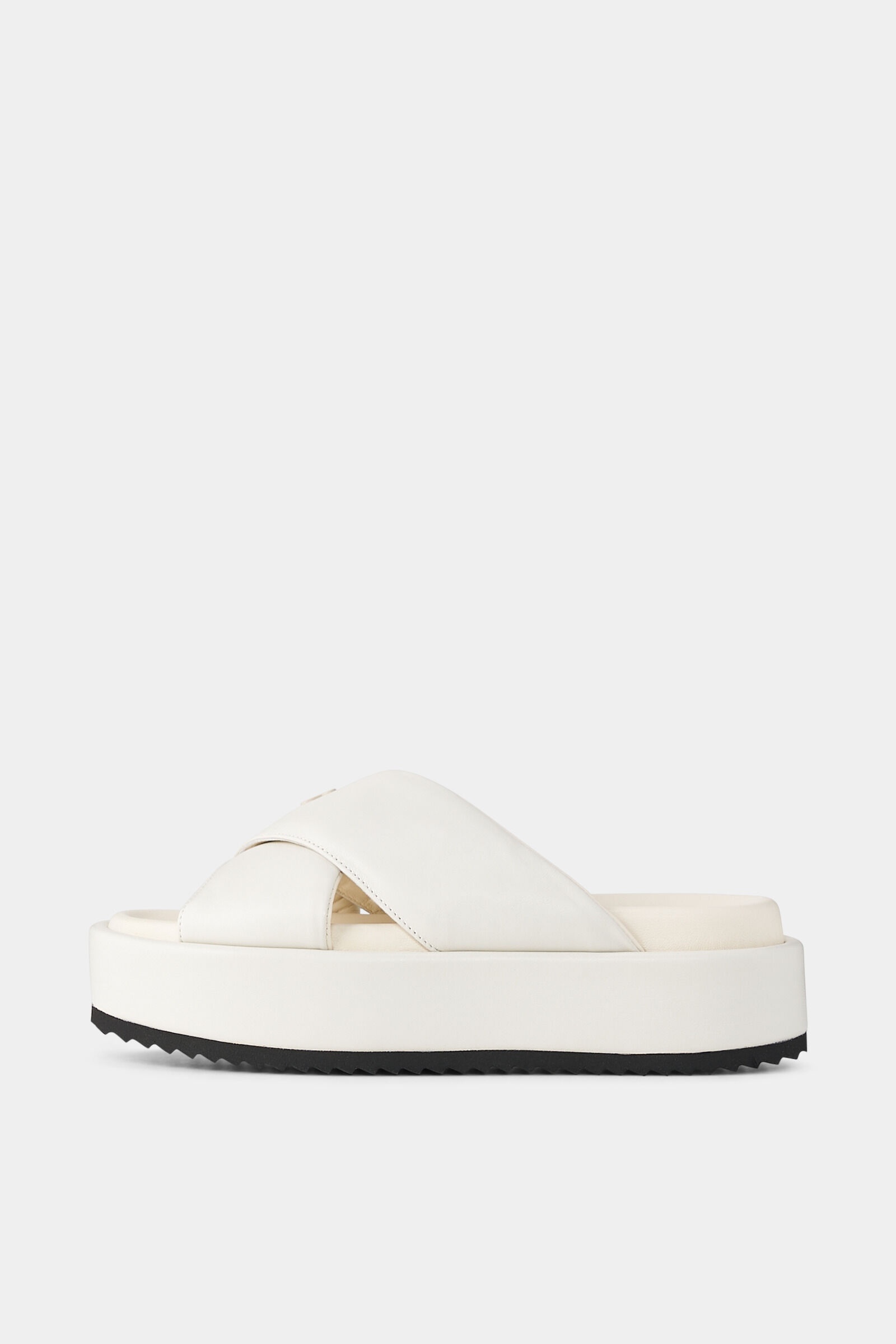 Sorrento Platform sandals in Off-white - 1