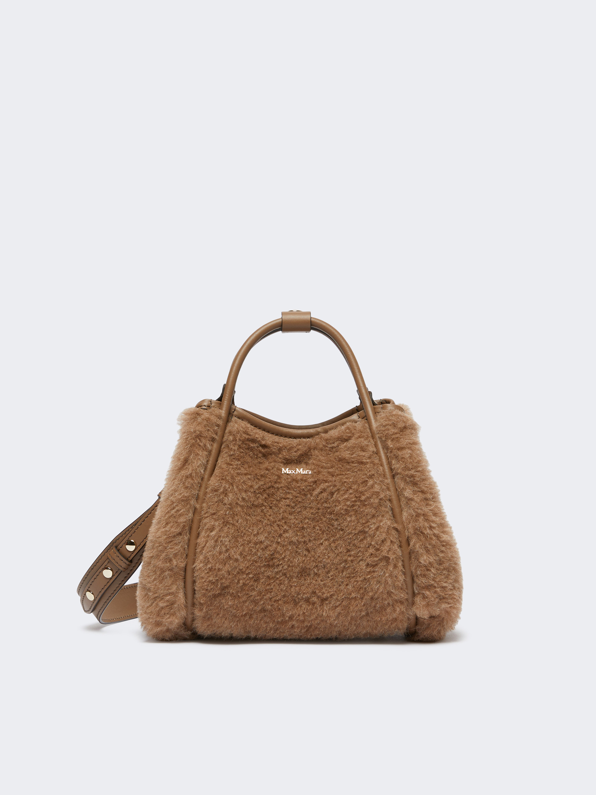TMARINXS4 Extra-small Marine Bag in alpaca and cashmere Teddy fabric - 4