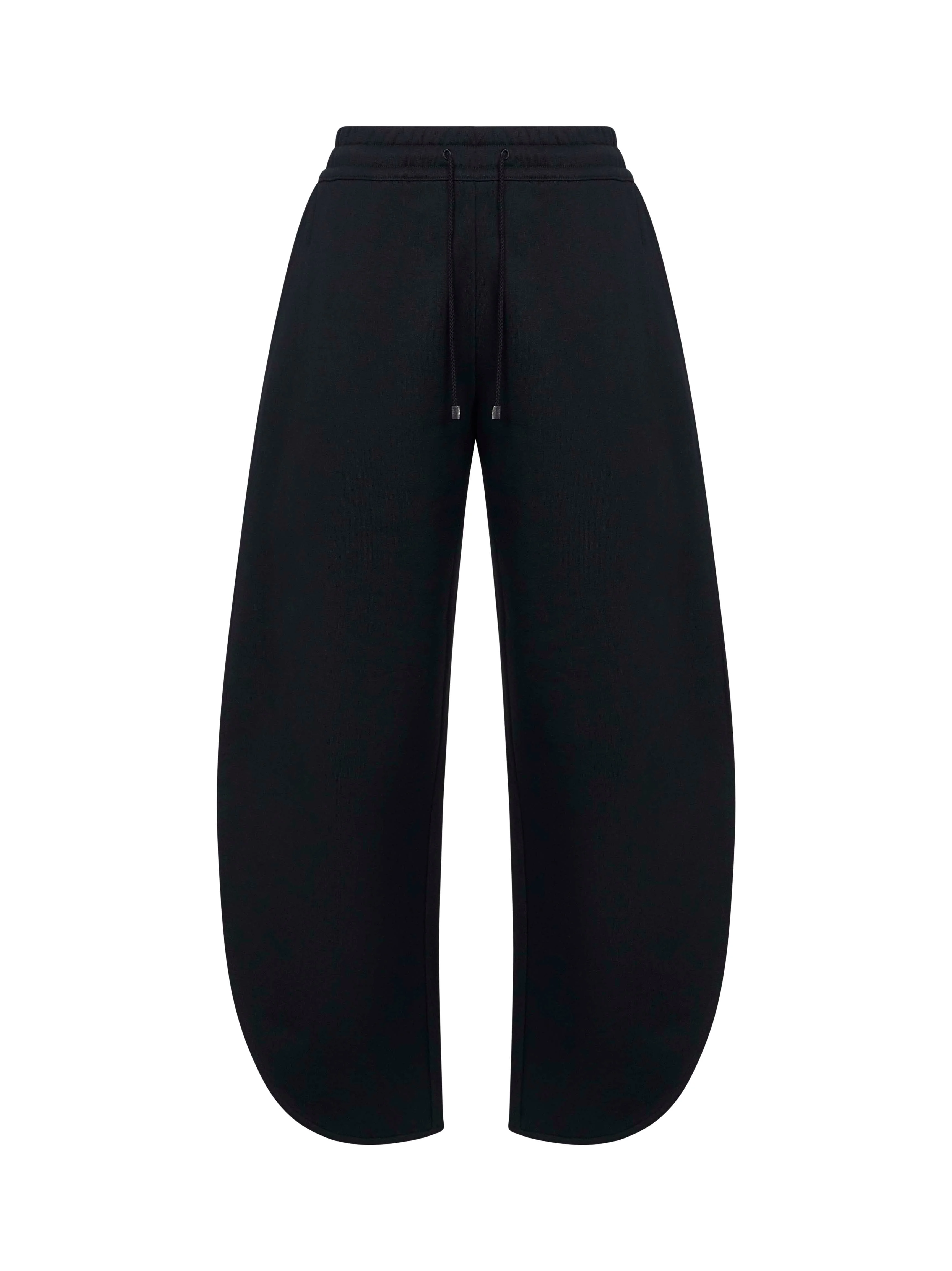 Alaïa Women Black Cotton Fleece Petal Joggers - 1