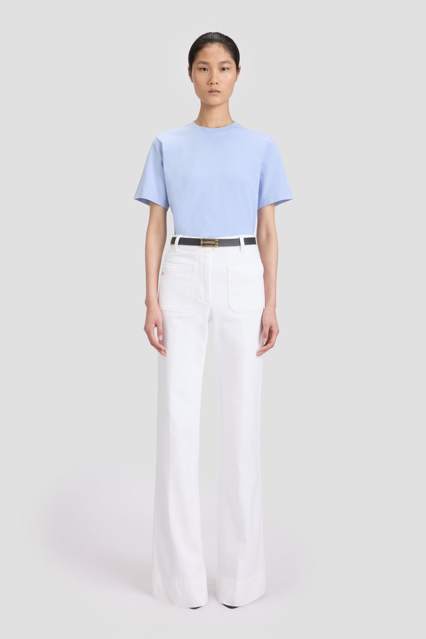 Victoria Tee In Delphinium - 2