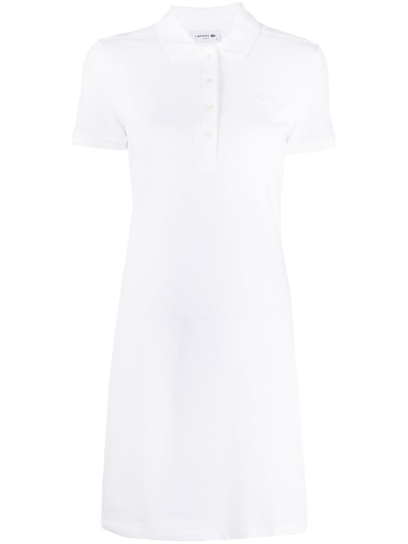 polo-collar short-sleeve dress 1