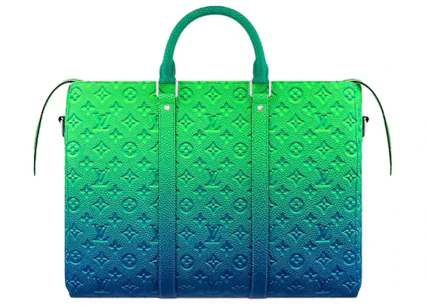 Louis Vuitton Keepall Tote Taurillon Illusion Blue/Green - 2