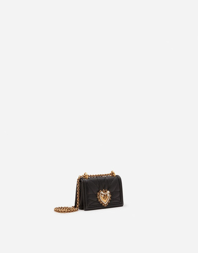 Dolce & Gabbana Devotion micro bag in quilted nappa leather outlook