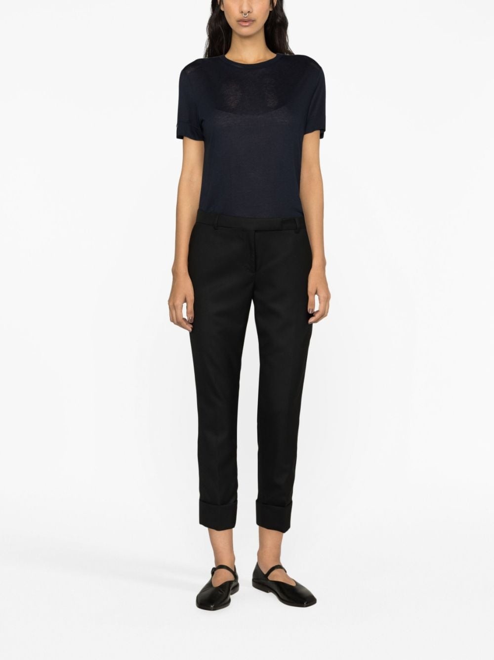 cropped tailored trousers - 2