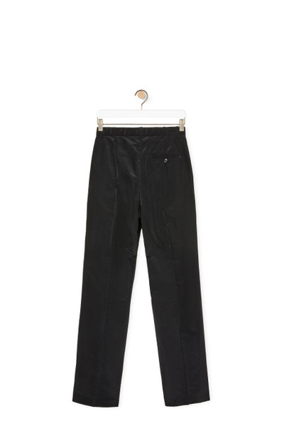 Loewe Pleated trousers in silk and polyamide outlook