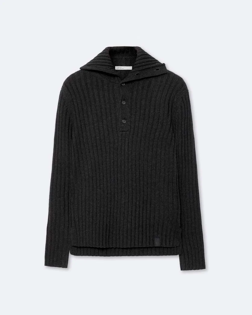 LIEV FUNNEL-NECK SWEATER - 1