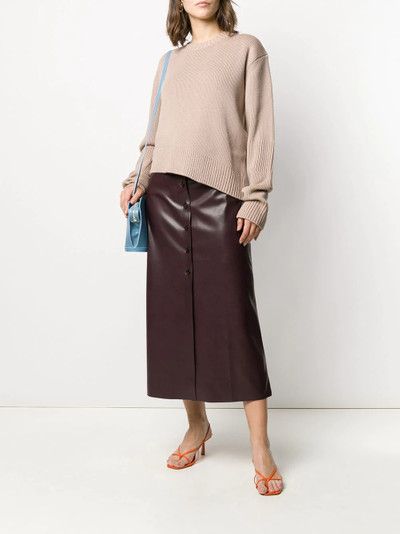 Bottega Veneta slit detail jumper outlook