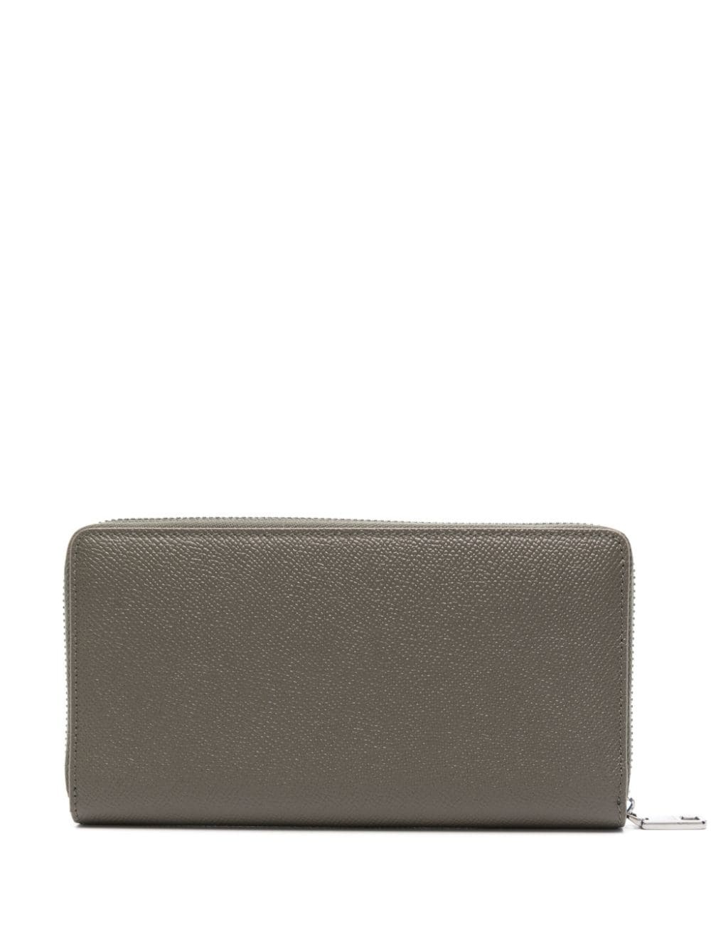 Dauphine logo-plaque leather wallet - 2