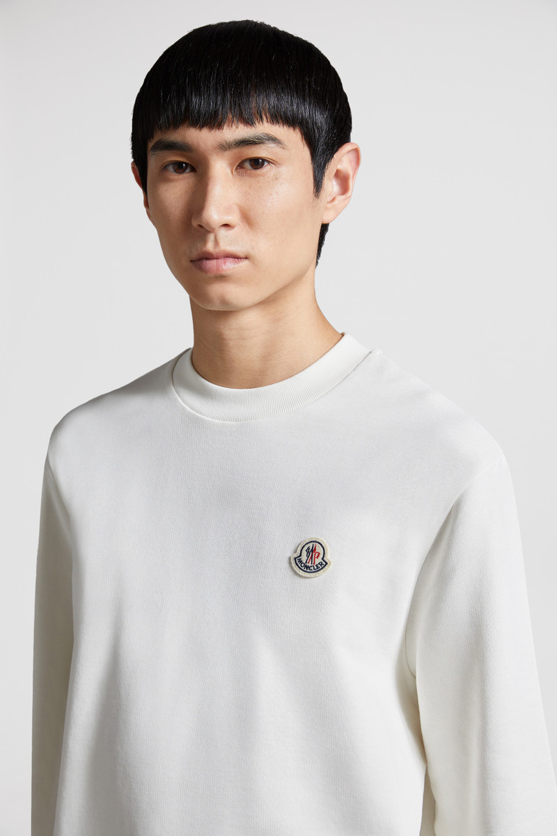 Logo Patch Cotton Sweatshirt 4