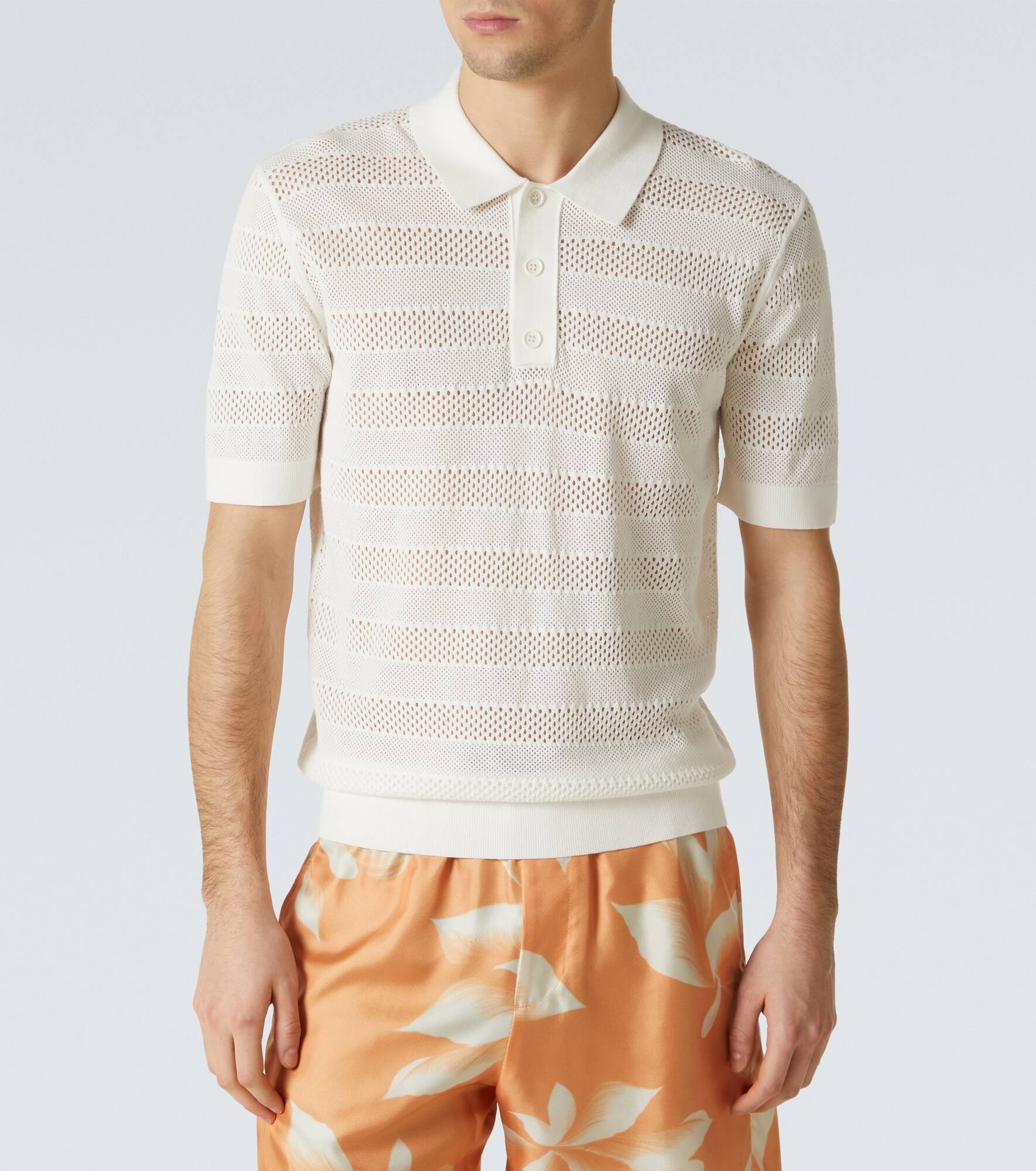 Knitted polo shirt - 3